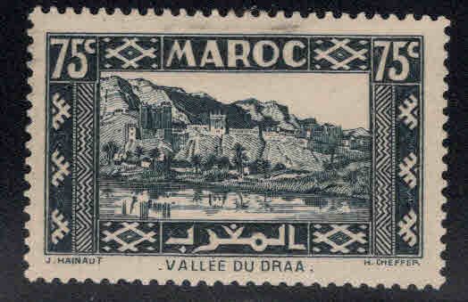 French Morocco Scott 162 MH*