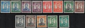 Southern Rhodesia 1937 SC 42-54 Set LH CV $58.05