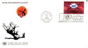 United Nations Geneva, First Day Cover, Atomic