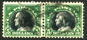 U.S. #524 USED PAIR