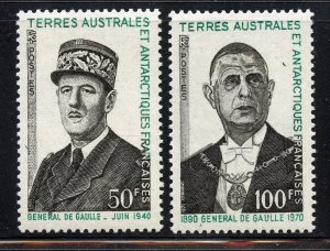 FSAT (French Southern & Antarctic Territory) # 52-3,  Mint Never  Hinge.