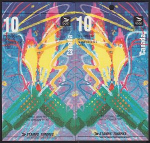 WINTER OLYMPICS, FRANCE * BOOKLET BK144b, BK144d * MNH Canada 1992 #1399-1403