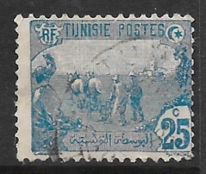 Tunisia 39: 25c Plowing, used, AVG