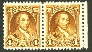 U.S. #709 MINT PAIR OG NH