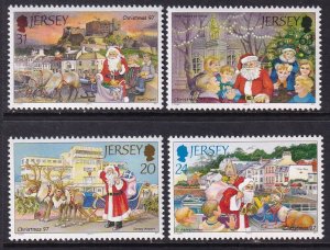 Jersey 818-821 Christmas MNH VF