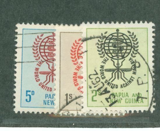 New Guinea #164-6 Used Single (Complete Set)