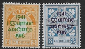 Ireland 118-19   1941  set 2  fine  mint  hinged