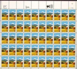 Vermont Statehood Full Sheet of Fifty 29 Cent Postage Stamps Scott 2533