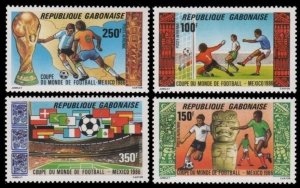 1986 Gabon 955-958 1986 FIFA World Cup in Mexico 8,50 €