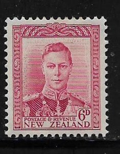 NEW ZEALAND, 262, HINGED,  KING GEORGE VI