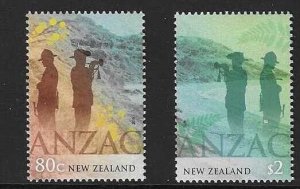 NEW ZEALAND SG3675/6 2015 ANZAC MNH