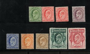 Falkland Islands #22 - #29 Very Fine Mint Original Gum Hinged Set Including #23a