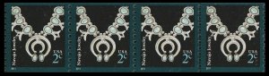 US 3758B Navajo Jewelry 2c coil strip 4 MNH 2011