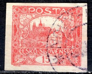 Czechoslovakia; 1919: Sc. # 27: Used Single Stamp