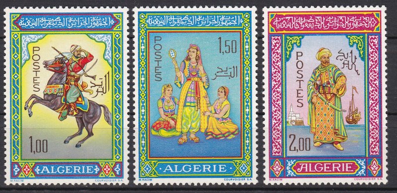 Algeria Sc #362-364 MH