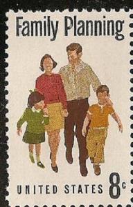 US 1455 Family Planning 8c single MNH 1972