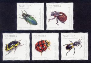 Namibia Sc# 1259-63 MNH Beetles