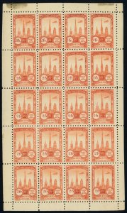 France 1922 Rouen Aviation Meeting 2fr Postage Sheet Europe Airmail Mint