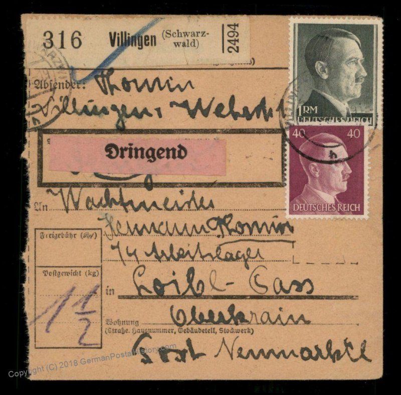 3rd Reich Germany 1944 SS Aussenlager Loibl Pass Mauthausen Concentration  91639