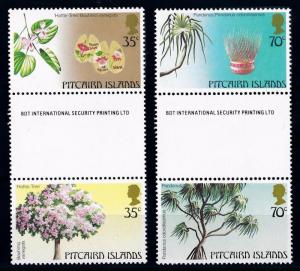 [65223] Pitcairn Islands 1983 Flora Trees Baumen Flowers Blumen Gutter Pair MNH