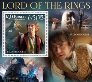 Stamps. Cinema. The Lord of the Rings 2023 year 6 sheets perforated MNH**