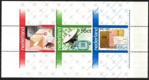 Netherlands 1981 Space 100 Years of PTT ITU S/S MNH