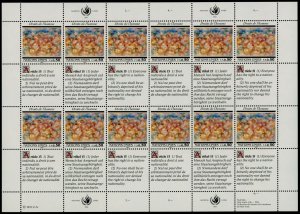 United Nations - Geneva 209-10 sheets MNH Human Rights, Art