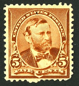 U.S. #223 MINT-VF NG