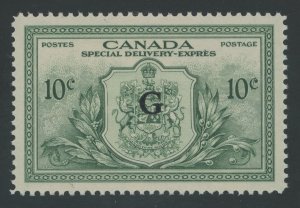 Canada EO2 - 10 cent Official Spec Del - PSE Graded Cert: Superb 98 Mint OGnh