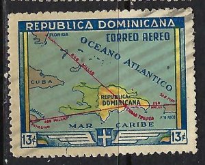 Dominican Republic C63 VFU MAP Y301-8