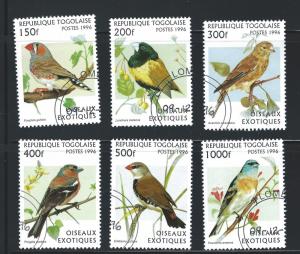 Togo Sc#1784-9 Birds 1996