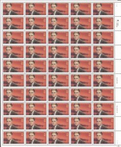 1996 US Scott# 3104 - 23c F. Scott Fitzgerald - Sheet of 50   MNH