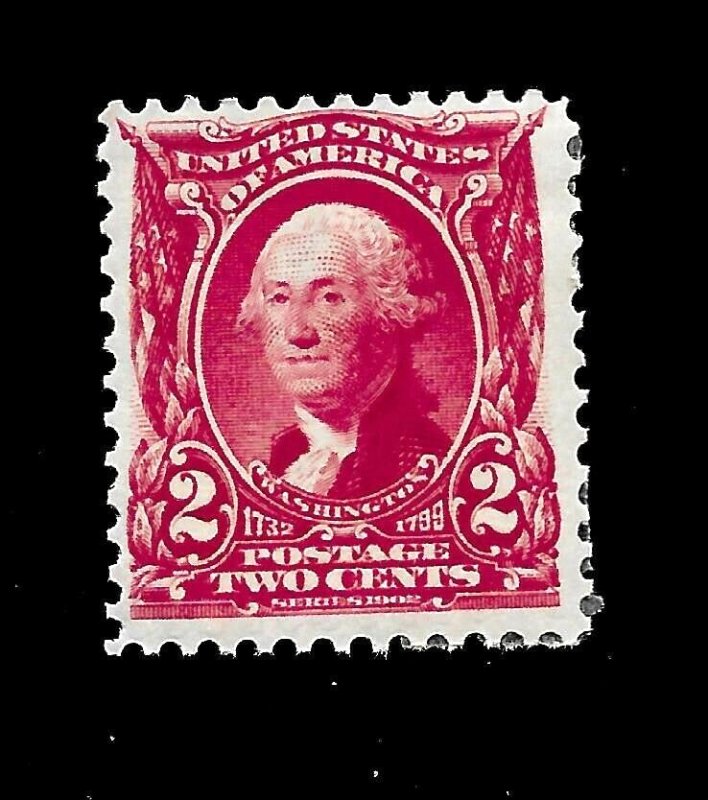 Estados Unidos 1903 SC # 301-C 2 Washington Menta HR-Colores Vivos - 