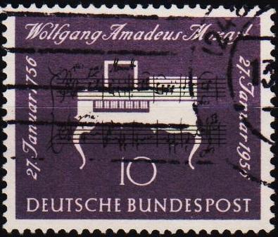 Germany. 1956 10pf S.G.1154 Fine Used