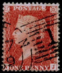 SG40, 1d rose-red PLATE 36, LC14, FINE USED. Cat £25. NJ