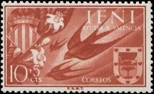 Ifni 1958 Sc B33-B35 Birds Swallow