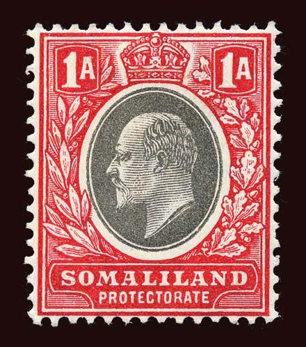 SOMALILAND PROTECTORATE Scott #41 (SG 33) 1905 King KGVII unused OG VLH