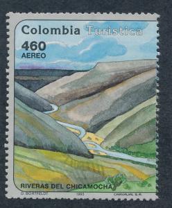 Colombia 1993 Scott  1086a used - 460p, chicamocha river
