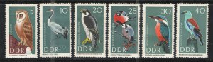 Germany - GDR/DDR 1967 Sc# 915-920 MNH F - Birds