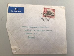 Cyprus 1956 Airmail  to England stamps cover  Ref 61889