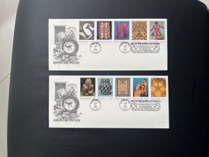 2004 ART OF THE AMERICAN INDIAN FDCS #3873a-j