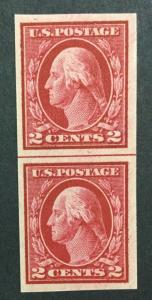 MOMEN: US #482 LINE PAIR MINT OG H #24109