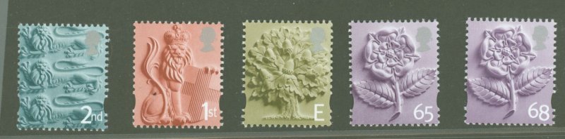 England #1-5  Single (Complete Set)