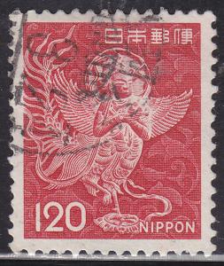 Japan 890 USED 1966 Winged Figure
