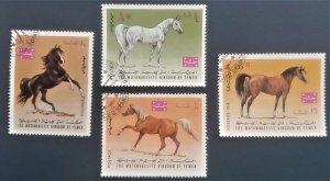 Yemen 433a, 1967 horses