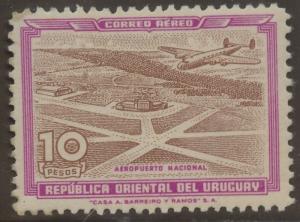 URUGUAY Yv#A139 VF CV$22 MNH STAMPS Sc#C136 Plane