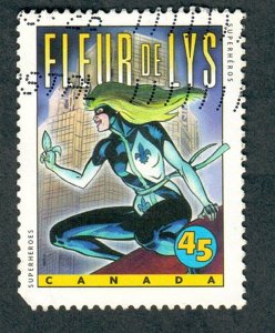 Canada #1583 Fleur de Lys used single