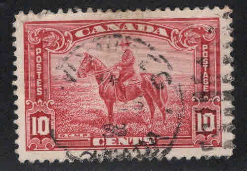 Canada Used Scott 223 Used Royal Canadian Mounted Police stamp