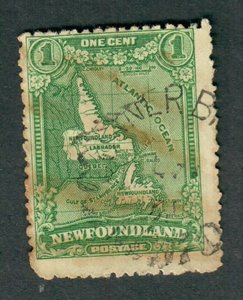 Newfoundland #145 used single