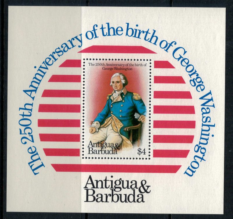 Antigua #682-3* NH  CV $7.50 Two Souvenir Sheets